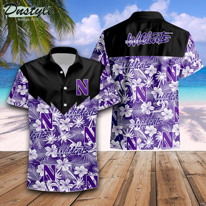 Northwestern Wildcats NCAA Hawaiian Shirt