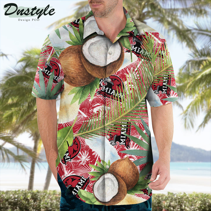 Miami Redhawks Coconut Tropical Hawaiian Shirt