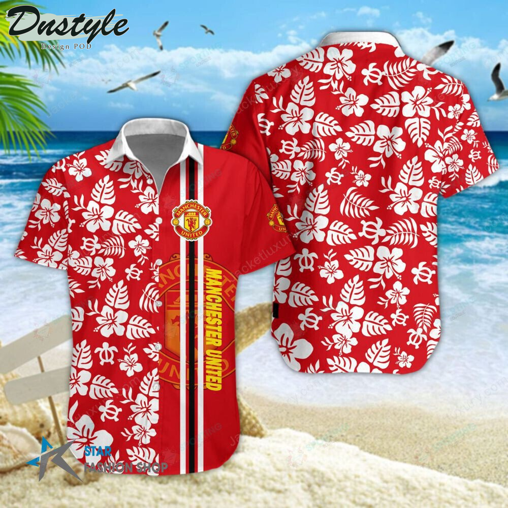 Manchester United Hawaiian Shirt Beach Short