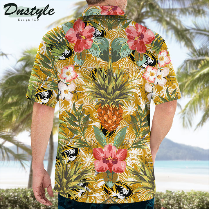 Missouri Tigers Pineapple Tropical Hawaiian Shirt
