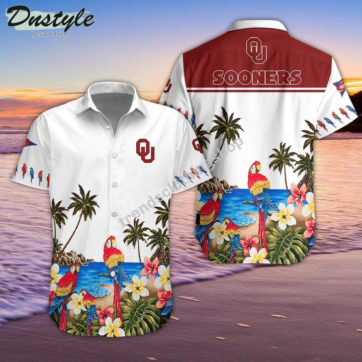 Oklahoma Sooners Tropical Hawaiian Shirt