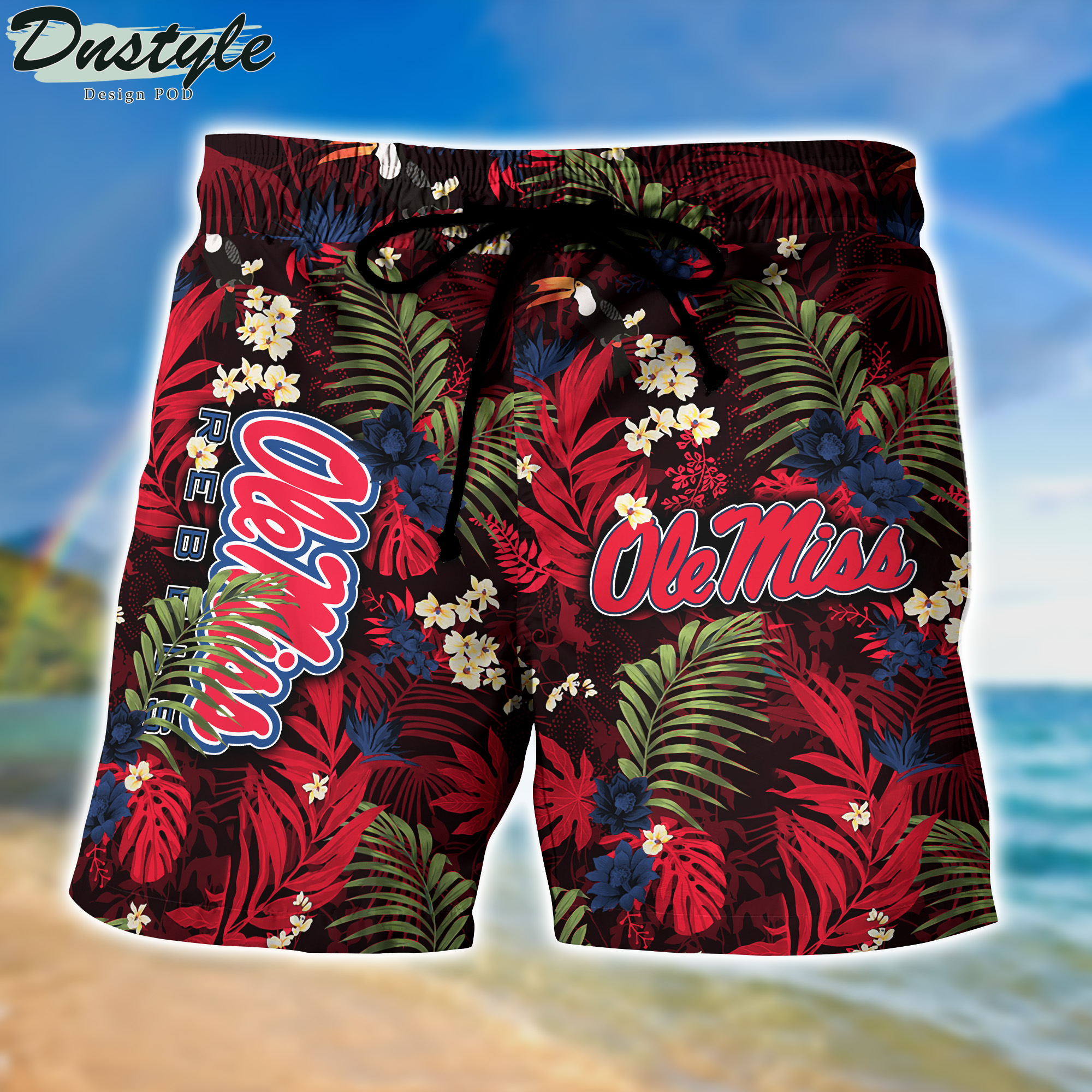 Ole Miss Rebels Hawaii Shirt And Shorts New Collection
