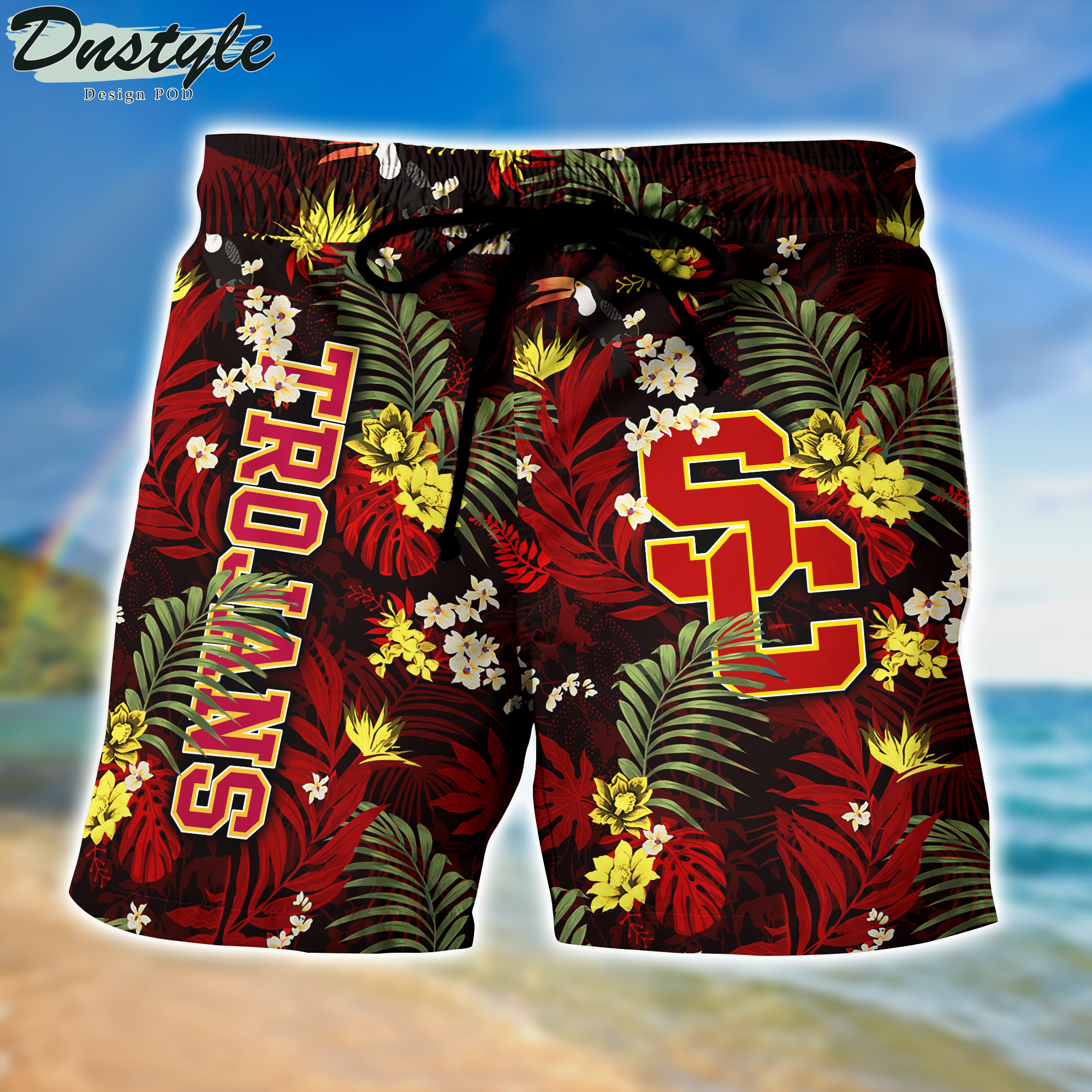 USC Trojans Hawaii Shirt And Shorts New Collection