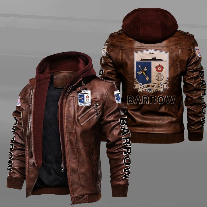 Barrow AFC 1901 Leather Jacket