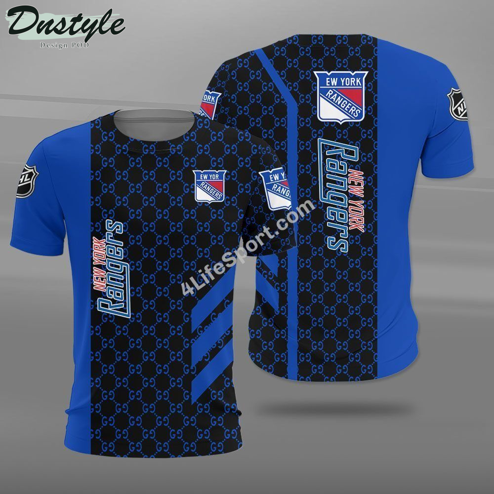 New York Rangers 3D Printed Gucci Hoodie Tshirt