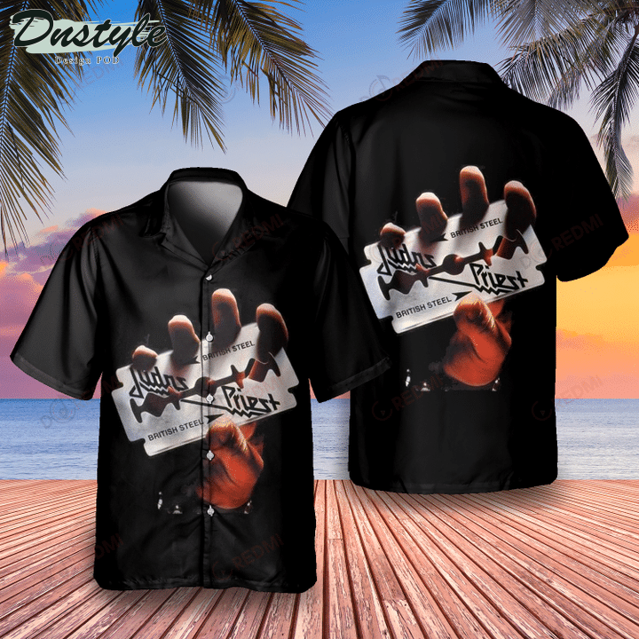 Judas Priest British Steel Hawaiian Shirt