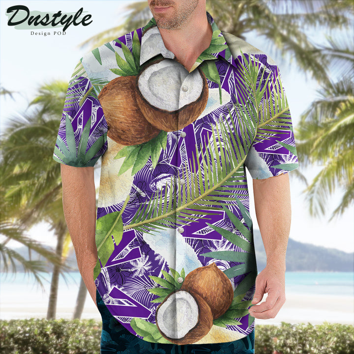 Northwestern Wildcats Coconut Tropical Hawaiian Shirt