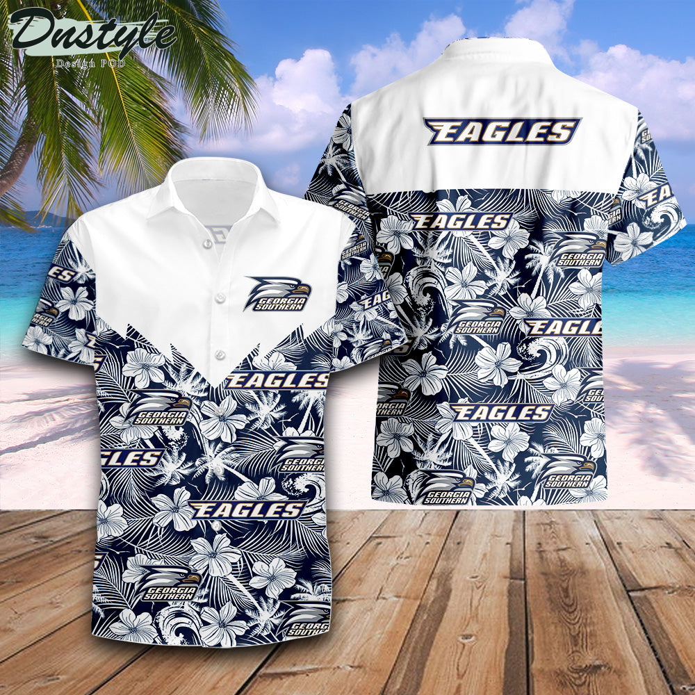 Georgia Southern Eagles Tropical Seamless NCAA Hawaii Shirt