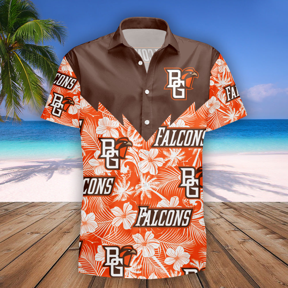 Bowling Green Falcons Tropical Seamless NCAA Hawaii Shirt