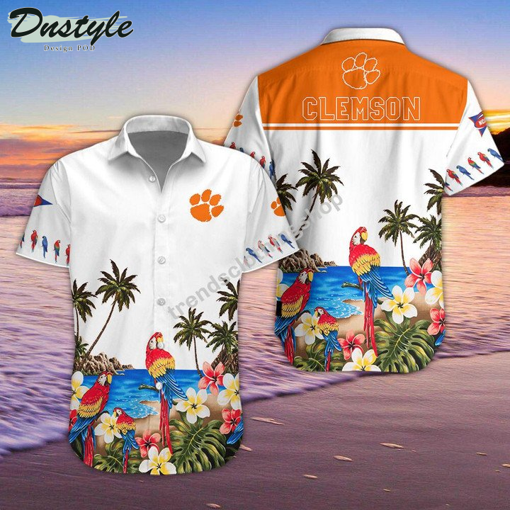 Clemson Tigers Tropical Hawaiian Shirt