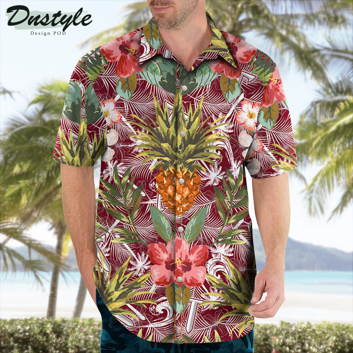 Troy Trojans Pineapple Tropical Hawaiian Shirt