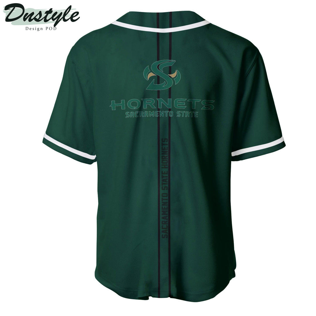 Sacramento State Hornets Custom Name Baseball Jersey