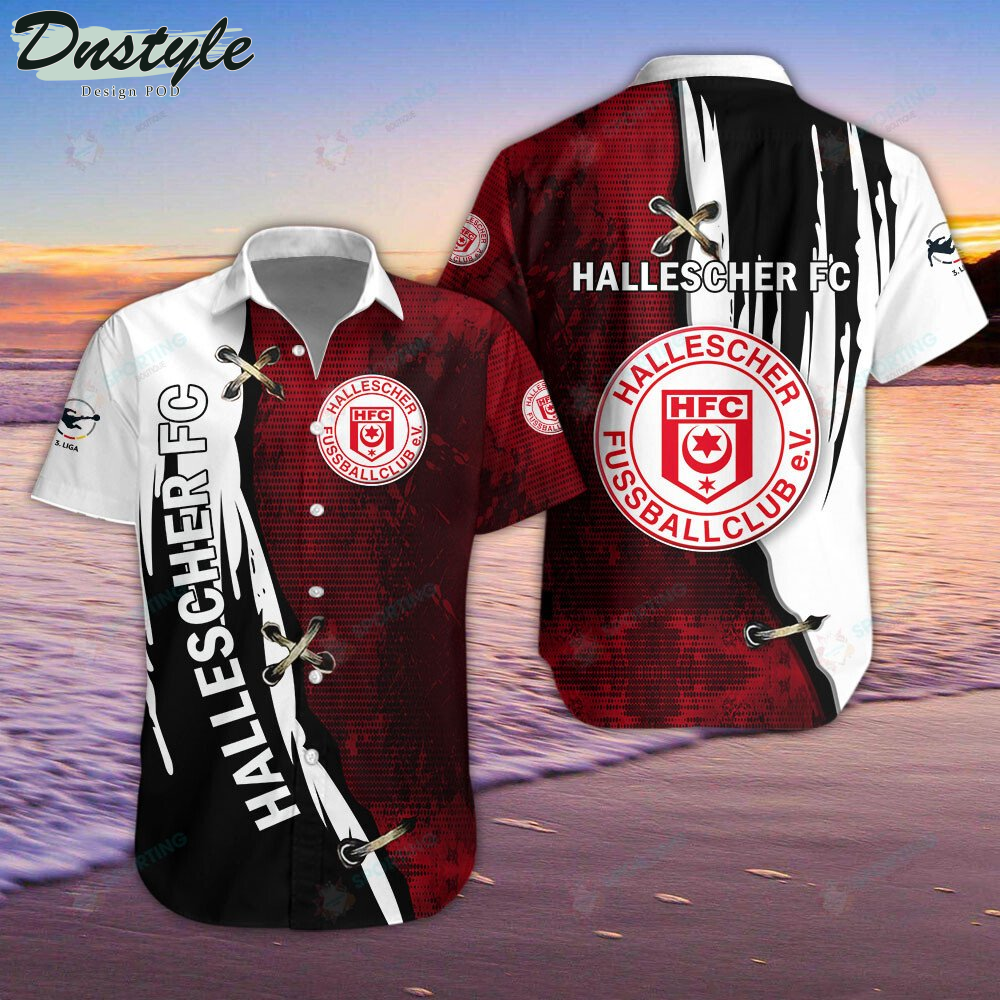 Hallescher FC Hawaiian Shirt