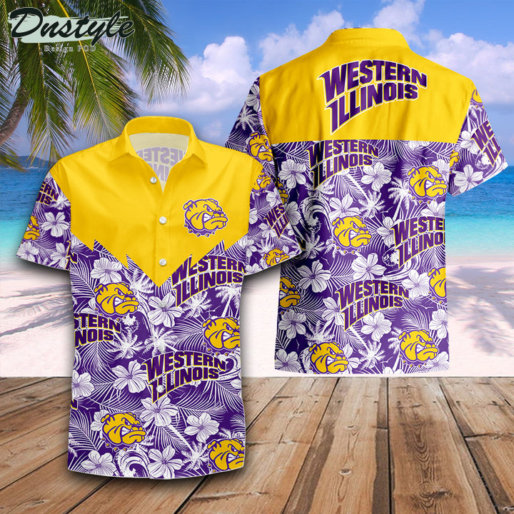Western Illinois Leathernecks Tropical NCAA Hawaii Shirt