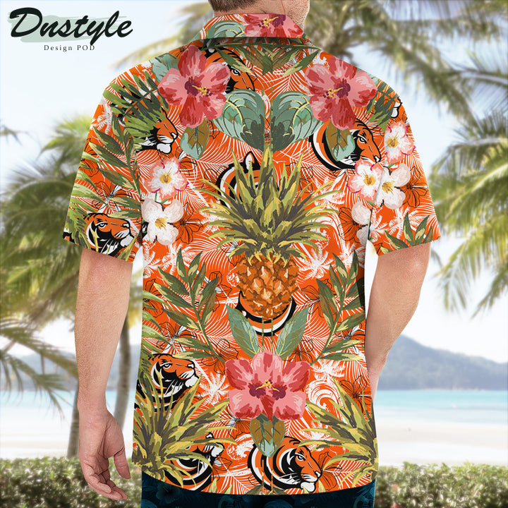 Princeton Tigers Pineapple Tropical Hawaiian Shirt
