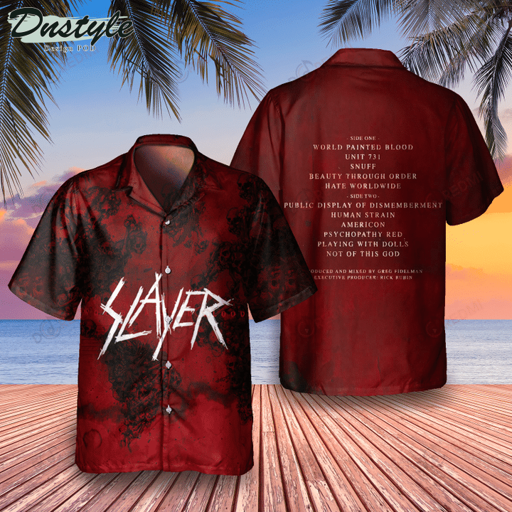 Slayer Band Seasons In The Abyss Hawaiian Shirt