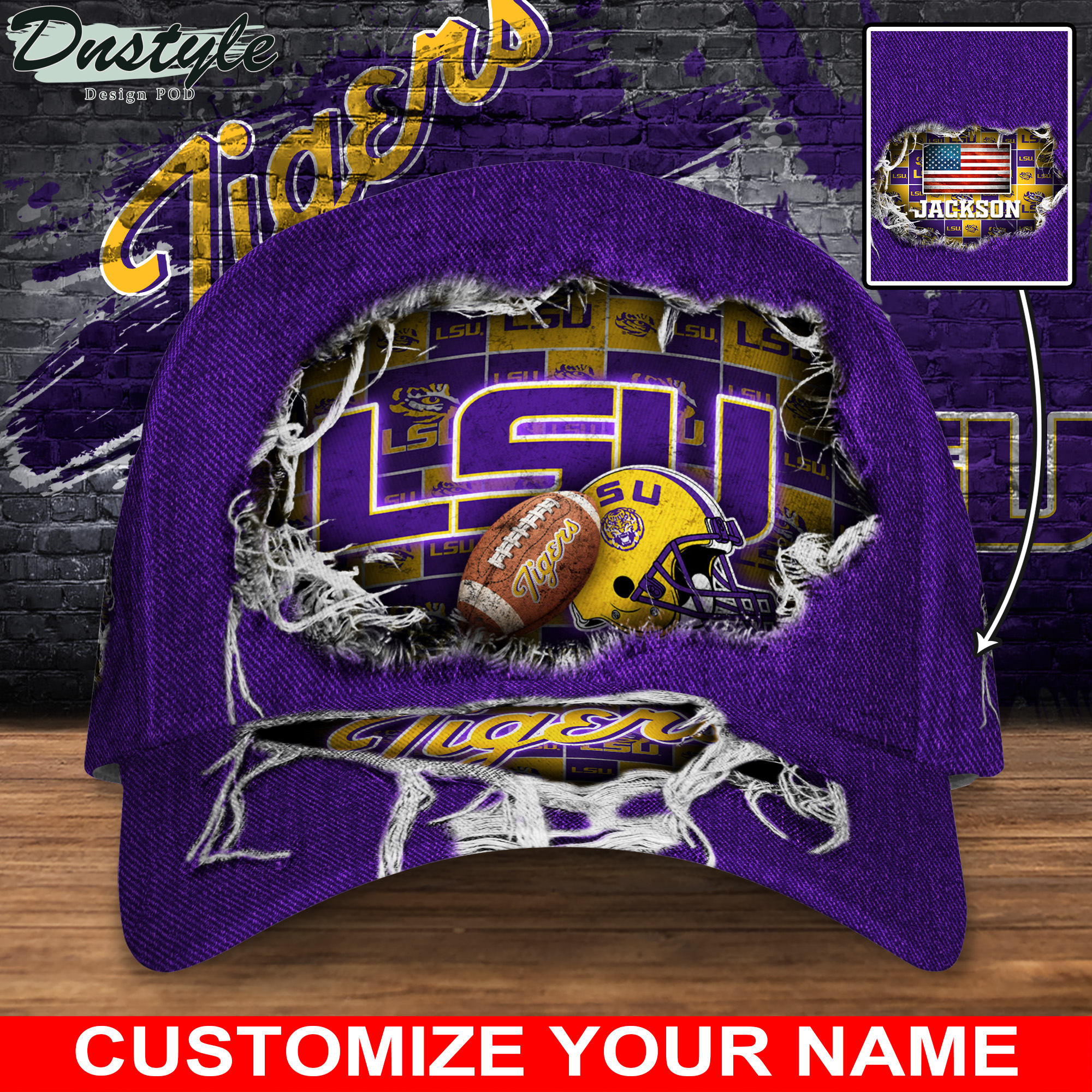 LSU Tigers NCAA Trending 2022 Personalize Cap