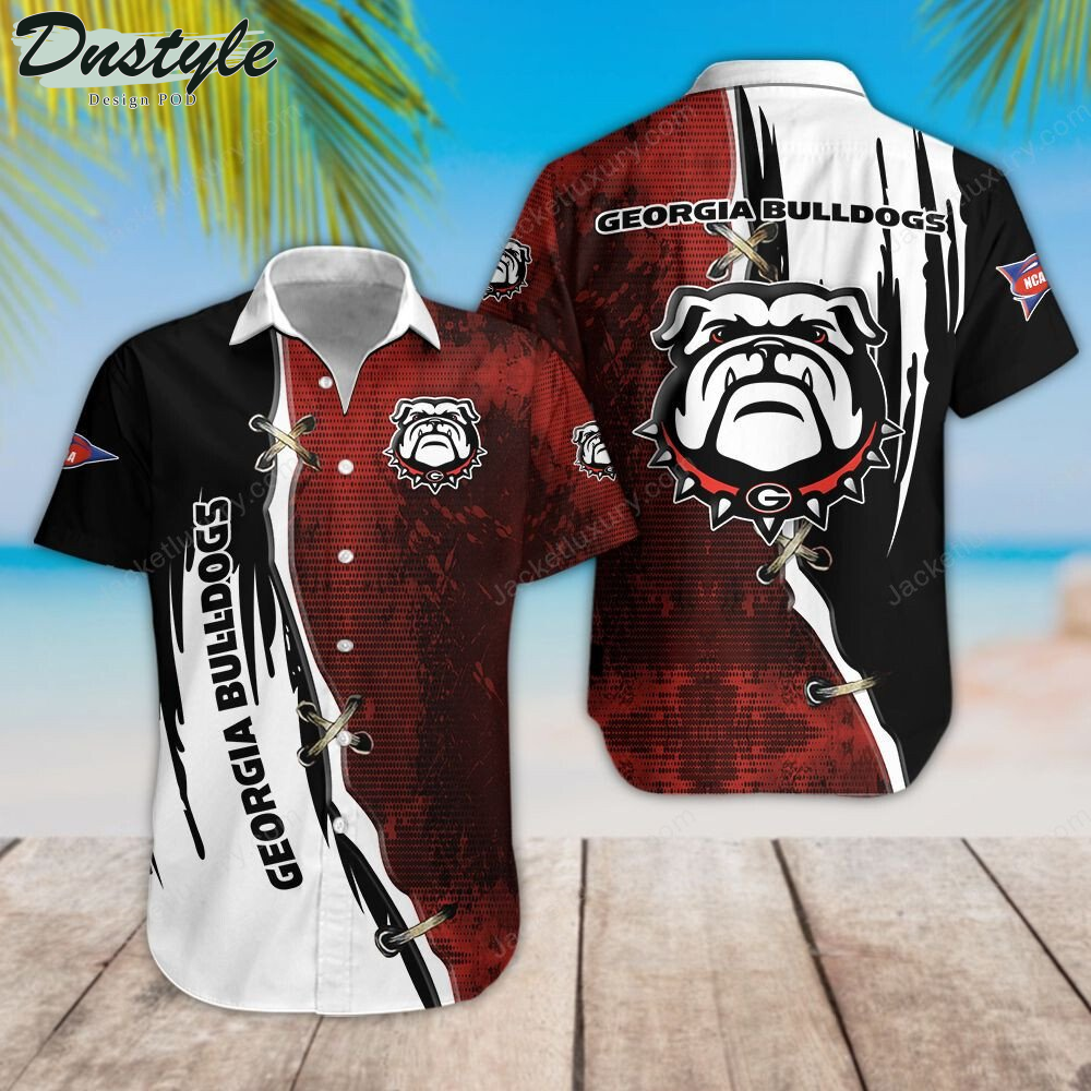 Georgia Bulldogs Football Hawaiian Shirt