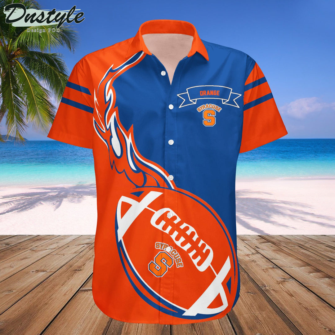 NCAA Syracuse Orange Flame Ball Hawaii Shirt