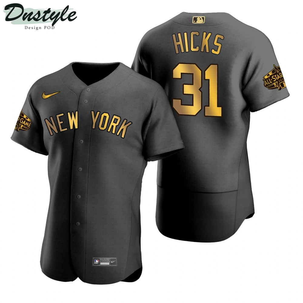 New York Yankees Aaron Hicks Black 2022 MLB All-Star Game Jersey
