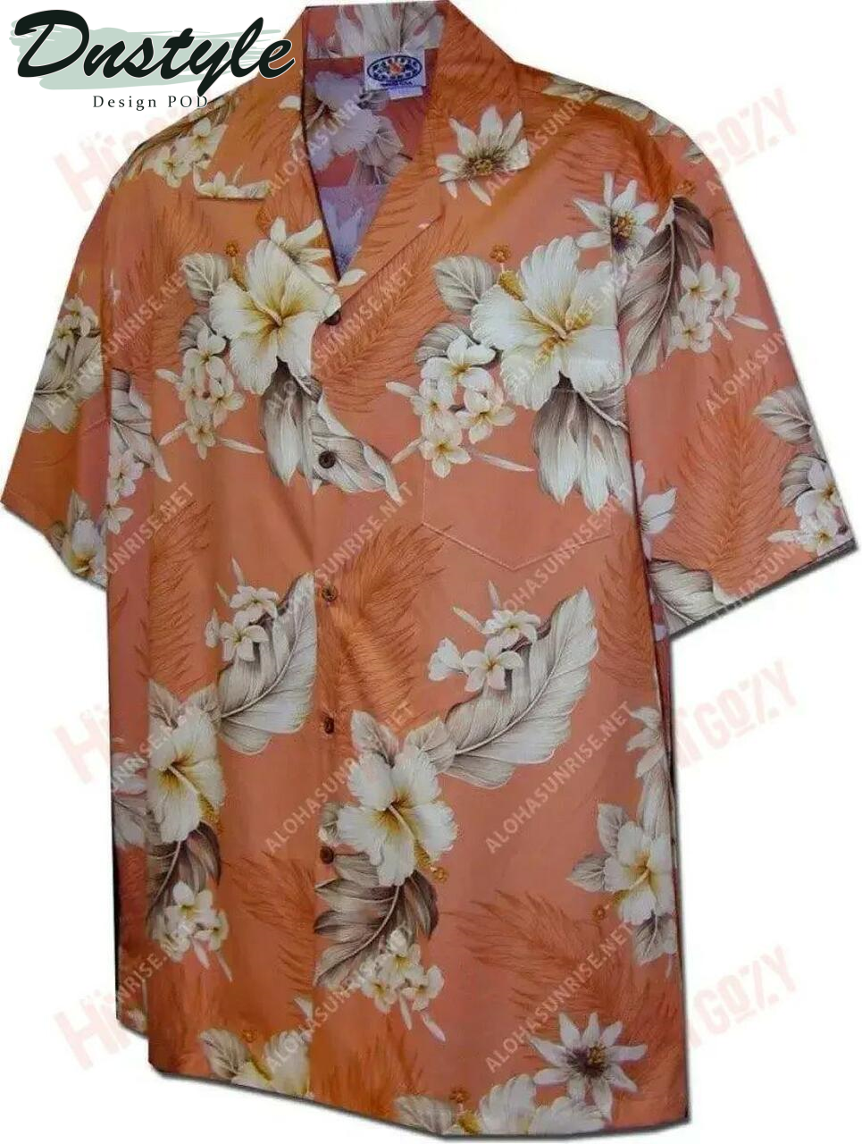 Pacific Legend Plumeria Hibiscus Hawaiian Shirt