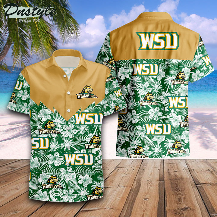 Wright State Raiders Tropical NCAA Hawaii Shirt