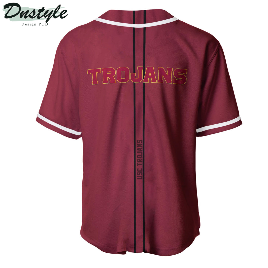 USC Trojans Custom Name Baseball Jersey