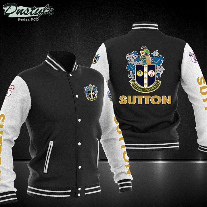 Sutton United FC Baseball Jacket