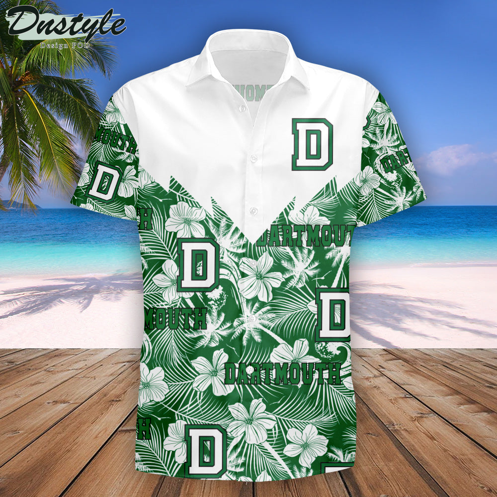 Dartmouth Big Green Tropical Seamless NCAA Hawaii Shirt