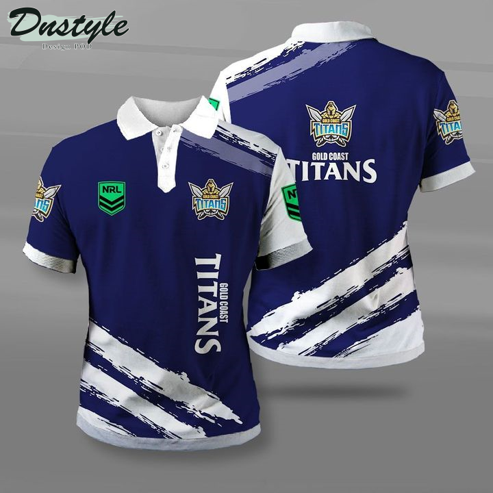 Gold Coast Titans 3d Polo Shirt