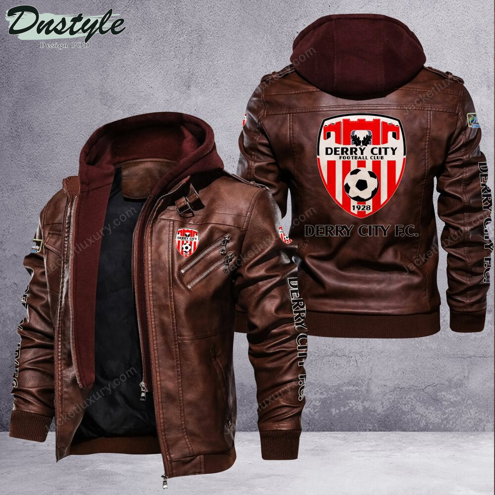 Derry City F.C Leather Jacket