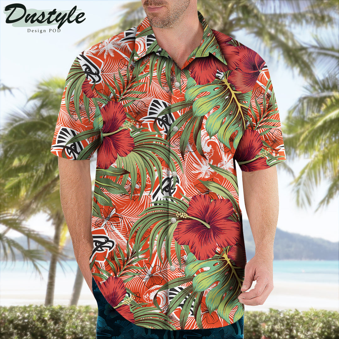 Utpb Falcons Hibiscus Tropical Hawaii Shirt