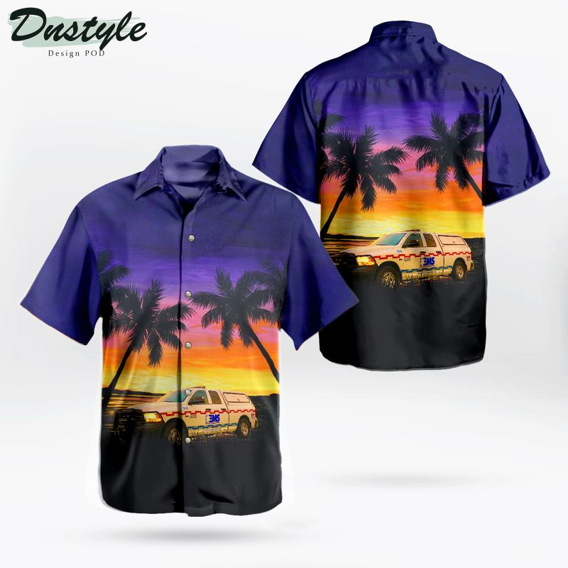 Lincoln County EMS Hawaiian Shirt