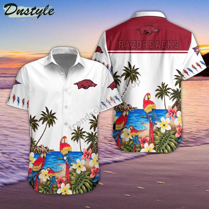 Arkansas Razorbacks Tropical Hawaiian Shirt
