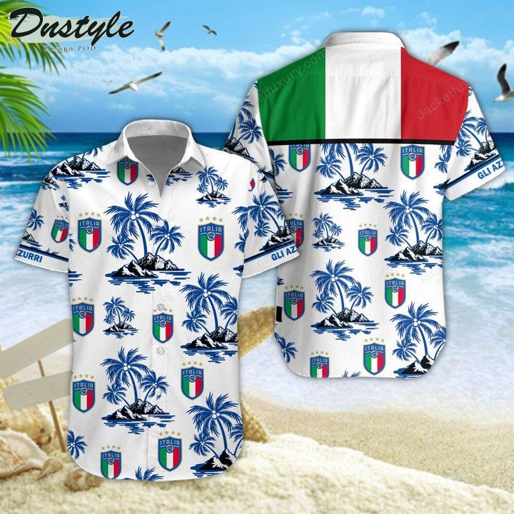 Italy national football team hawaiian shirt