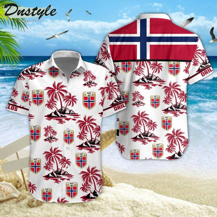 Norway national football team hawaiian shirt