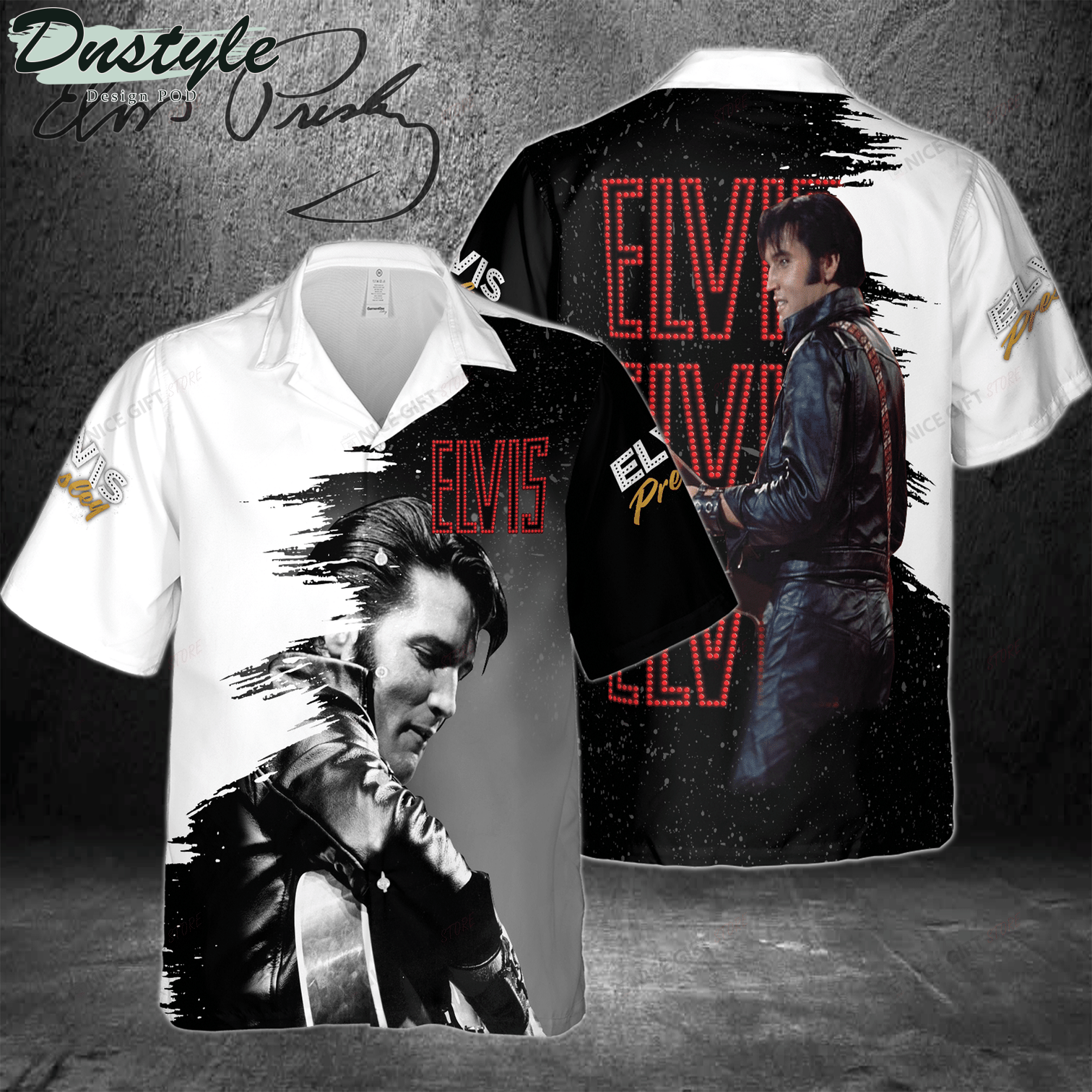 Elvis Presley Hawaiian Shirt Ver 1