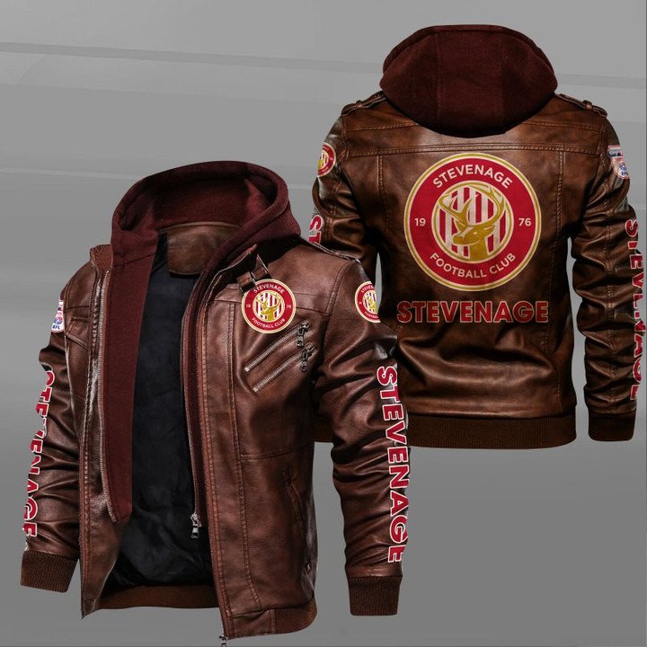 Stevenage Football Club 1976 Leather Jacket
