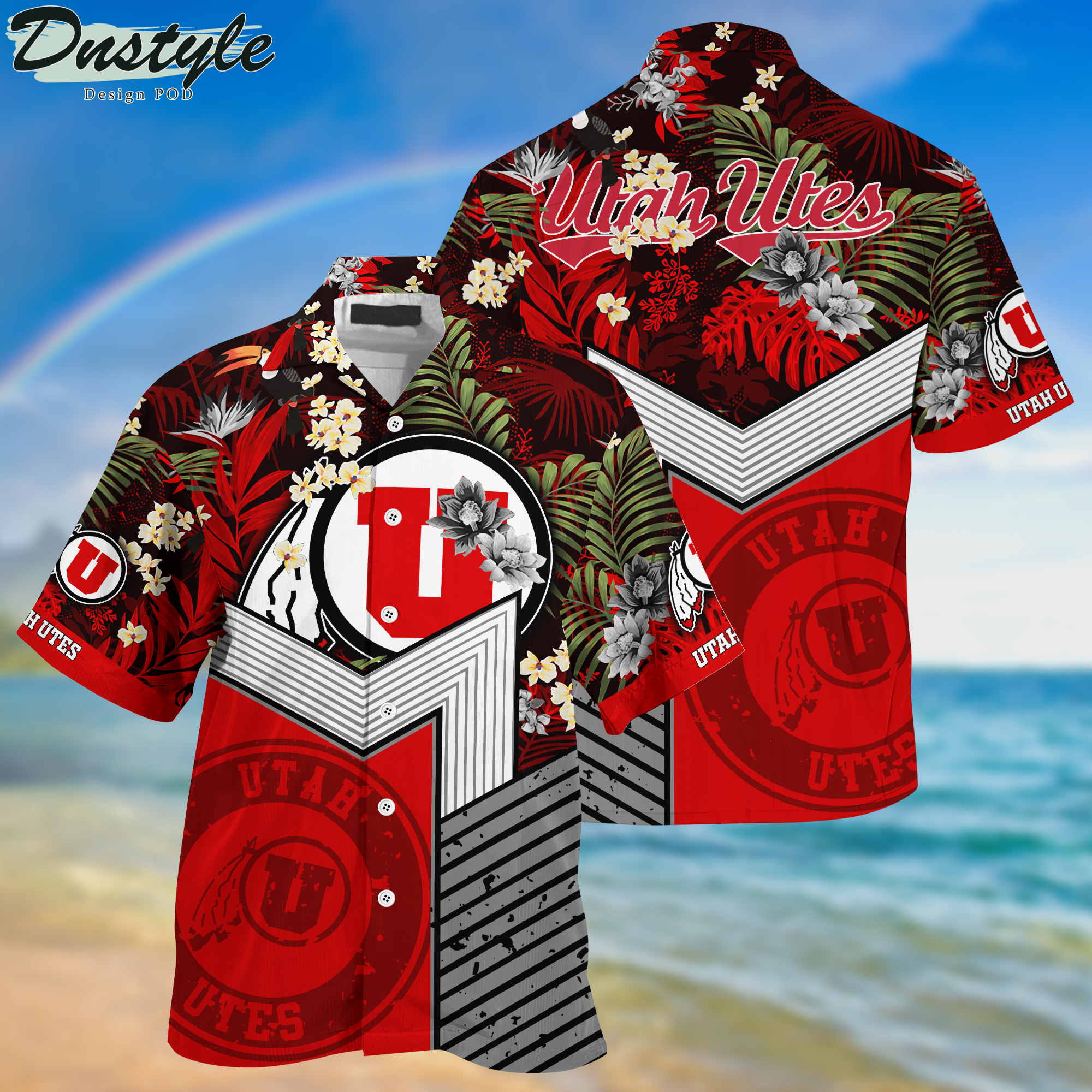 Utah Utes Hawaii Shirt And Shorts New Collection