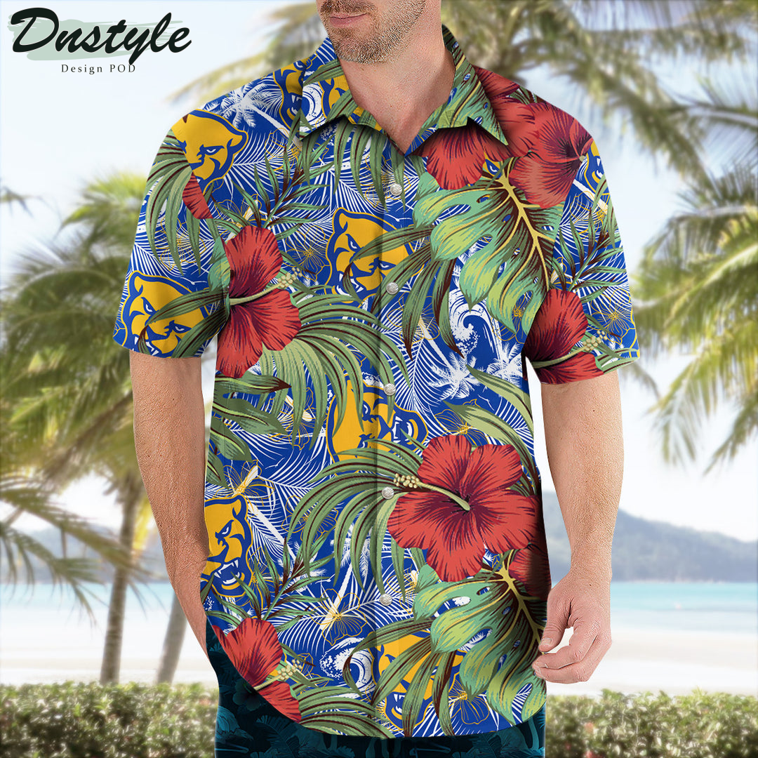 Pittsburgh Panthers Hibiscus Tropical Hawaii Shirt