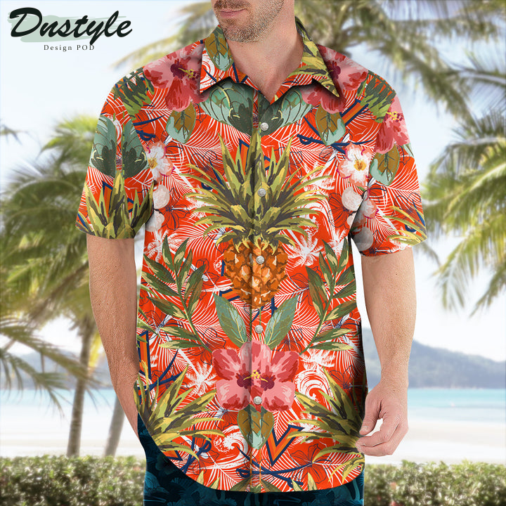 Virginia Cavaliers Pineapple Tropical Hawaiian Shirt