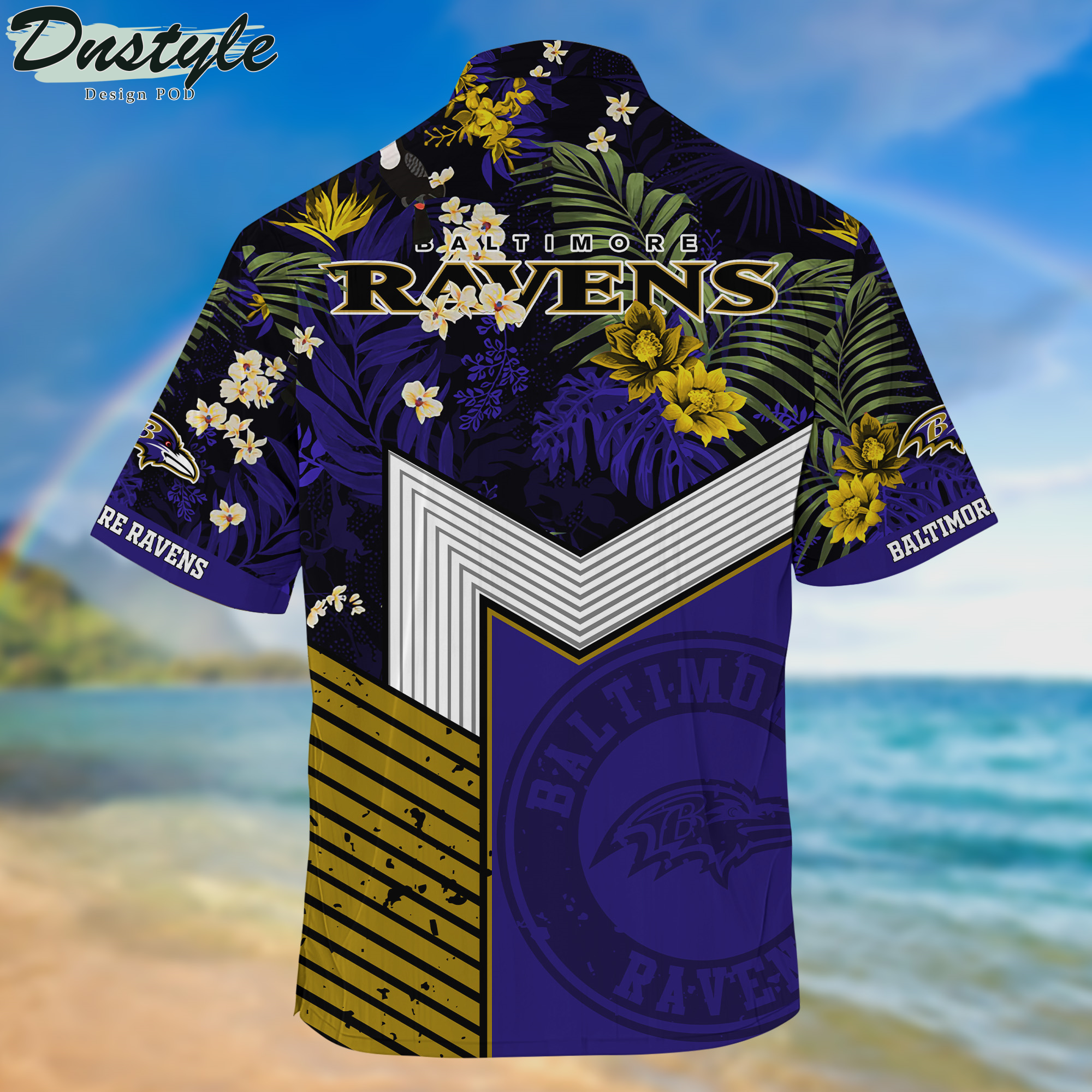 Baltimore Ravens Hawaii Shirt And Shorts New Collection