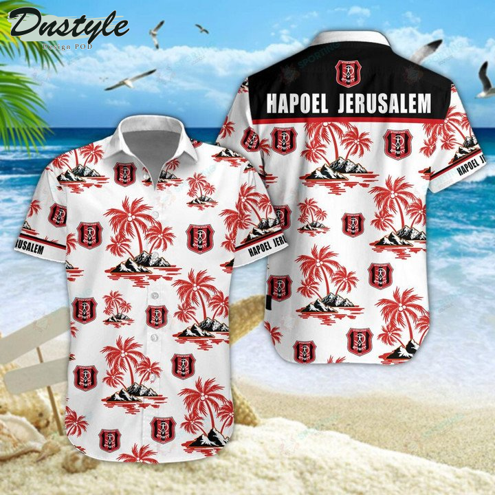 Hapoel Jerusalem F.C Hawaiian Shirt