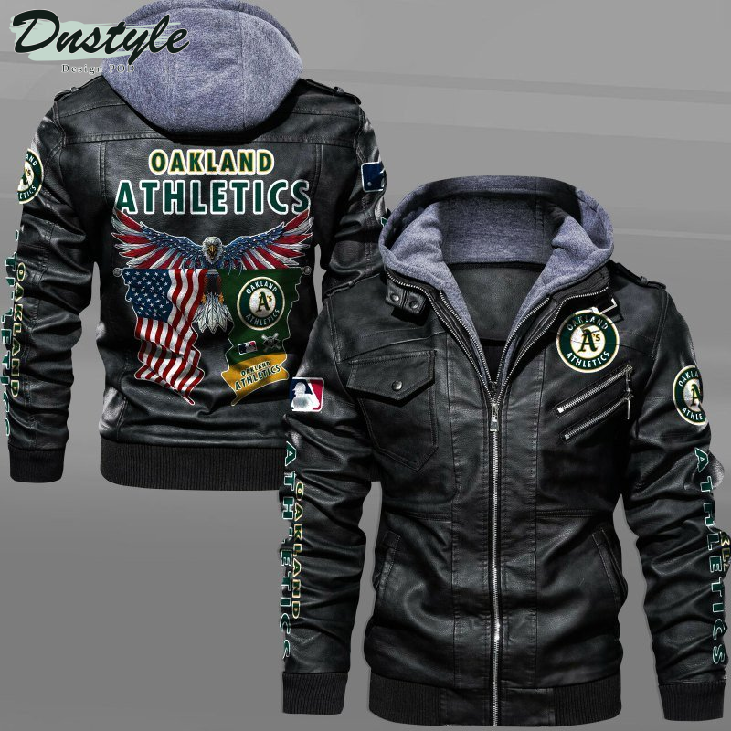 Oakland Athletics American Eagle Leather Jacket
