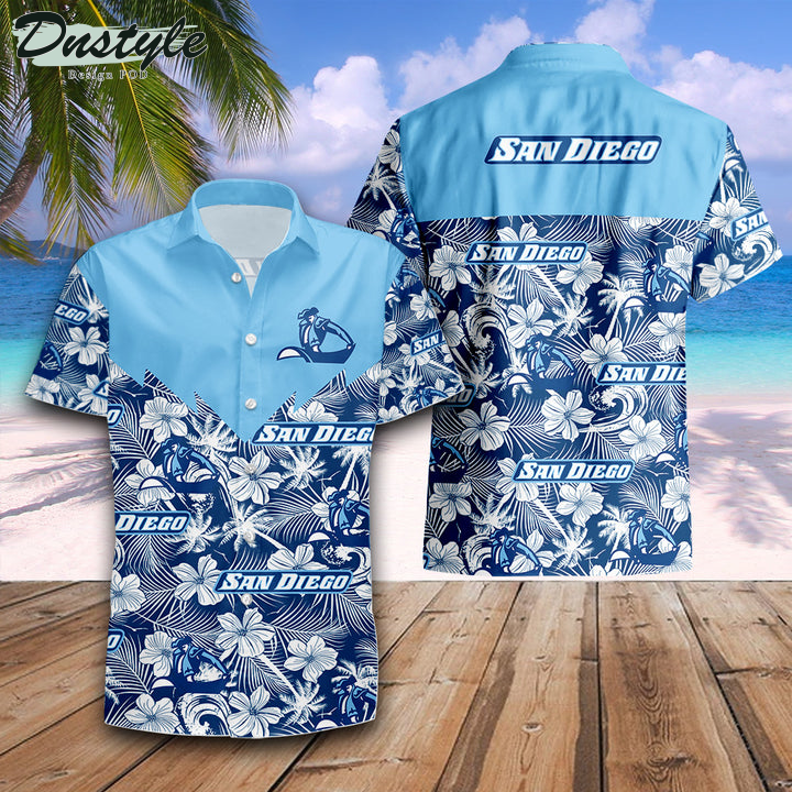San Diego Toreros Tropical NCAA Hawaii Shirt
