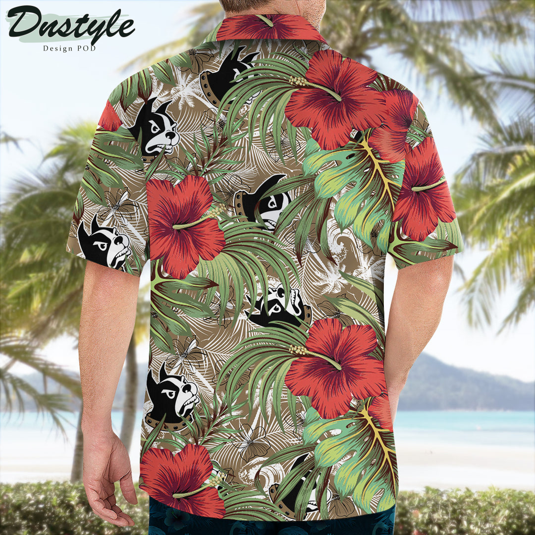 Wofford Terriers Hibiscus Tropical Hawaii Shirt