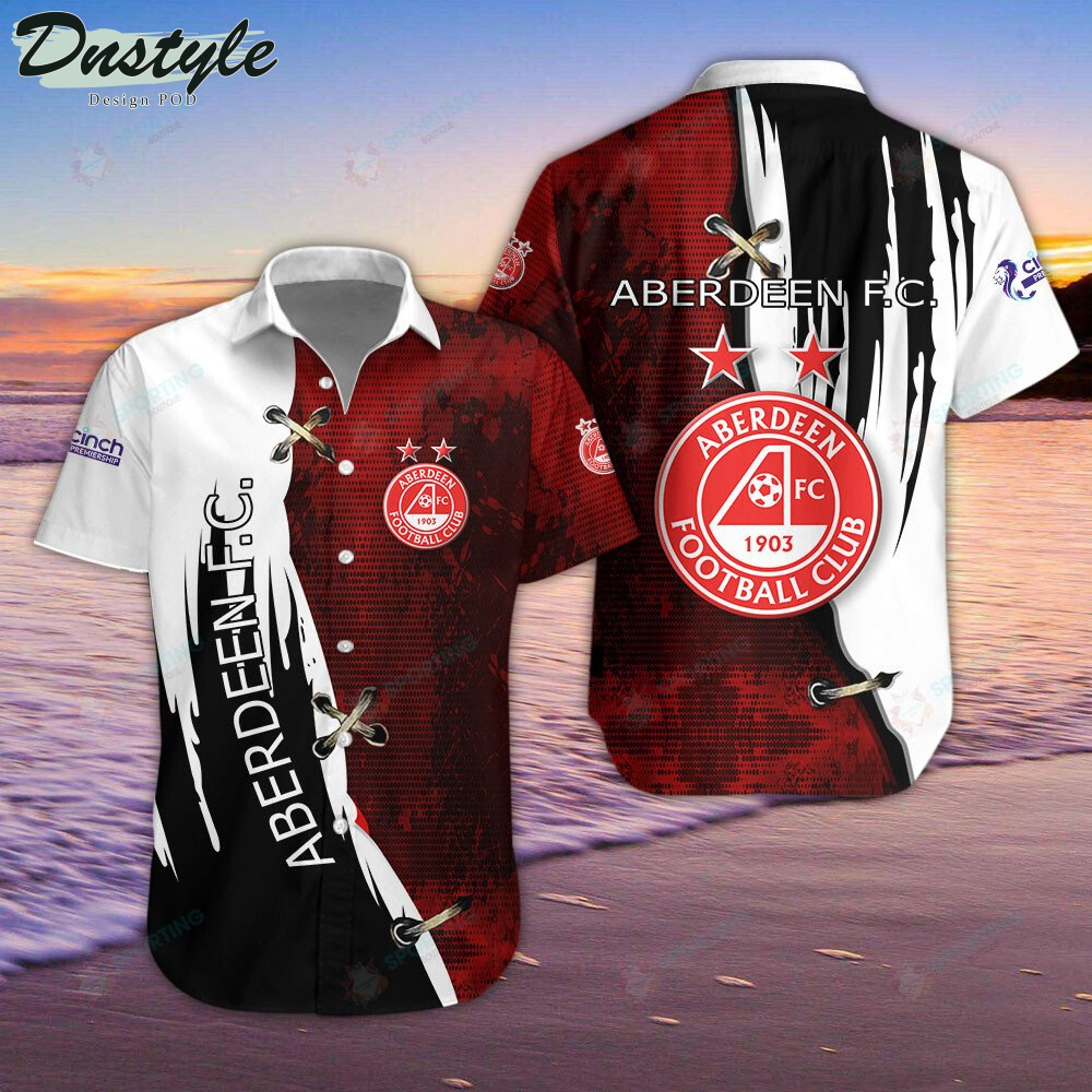 Aberdeen F.C Hawaiian Shirt