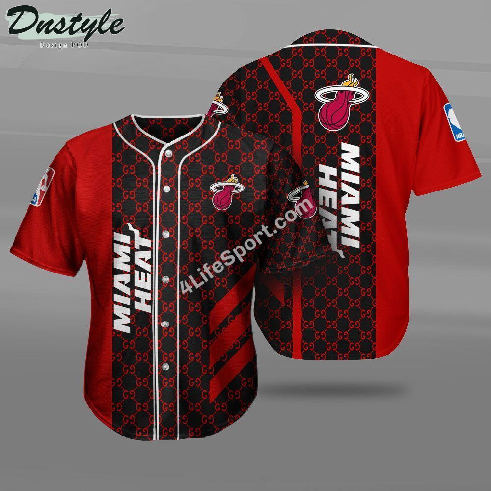 Miami Heat Gucci Baseball Jersey