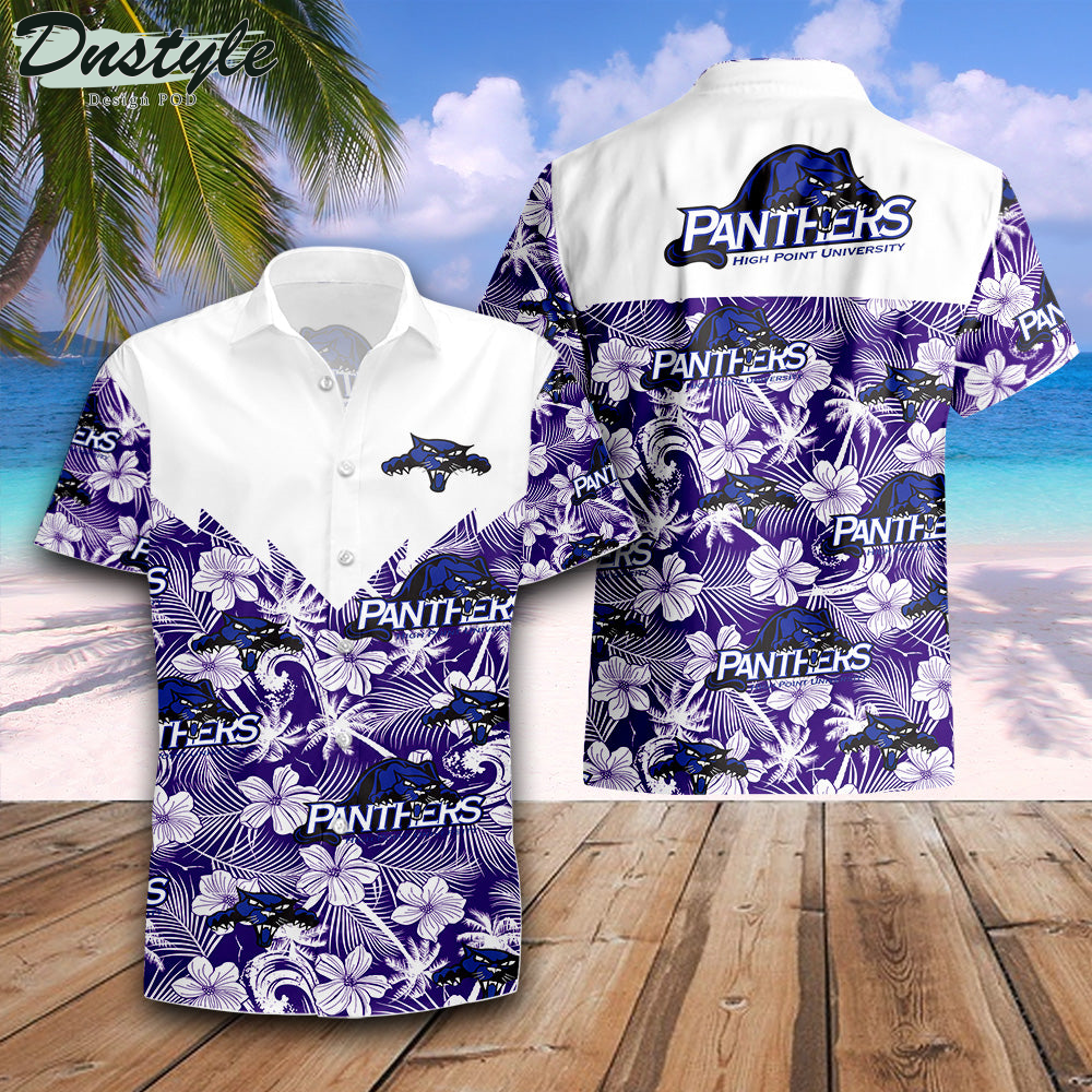 High Point Panthers Tropical Seamless NCAA Hawaii Shirt