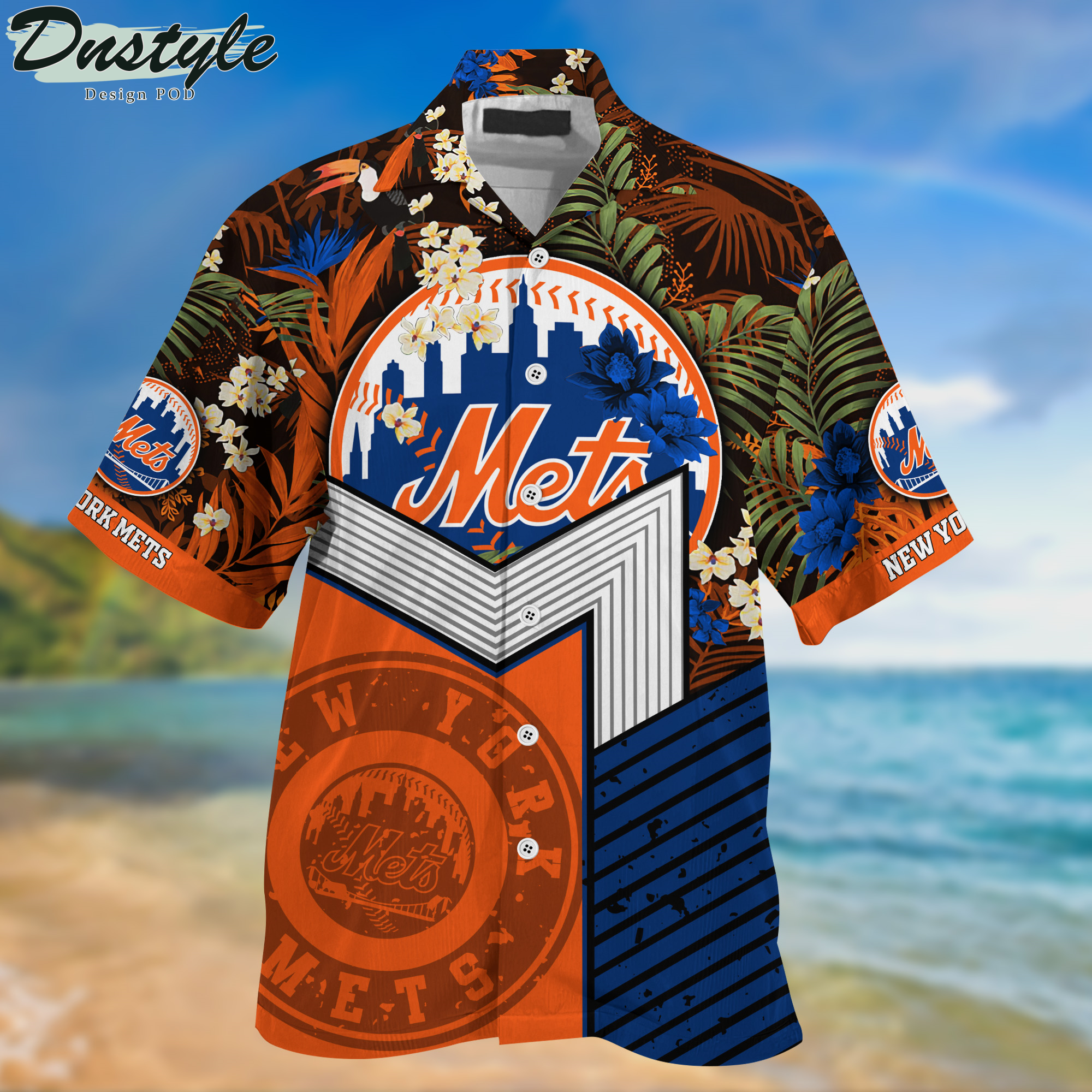 New York Mets Tropical New Collection Hawaii Shirt And Shorts